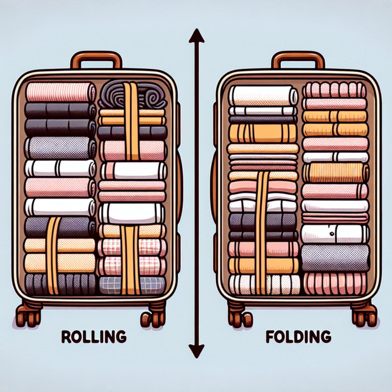 Rolling vs Folding: The Best Technique for Packing Clothes