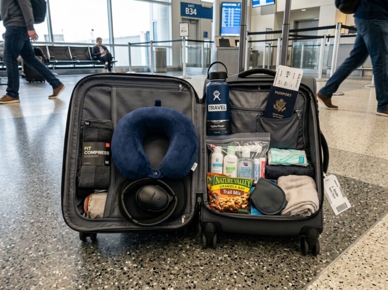 long flight carry on essentials