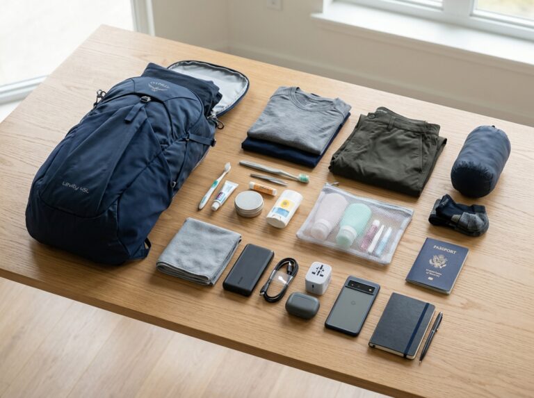 ultralight packing list travel