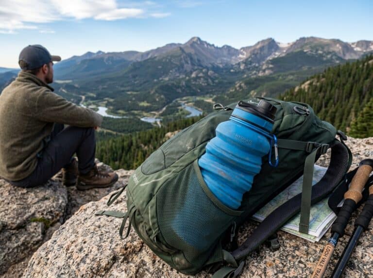 collapsible water bottle travel