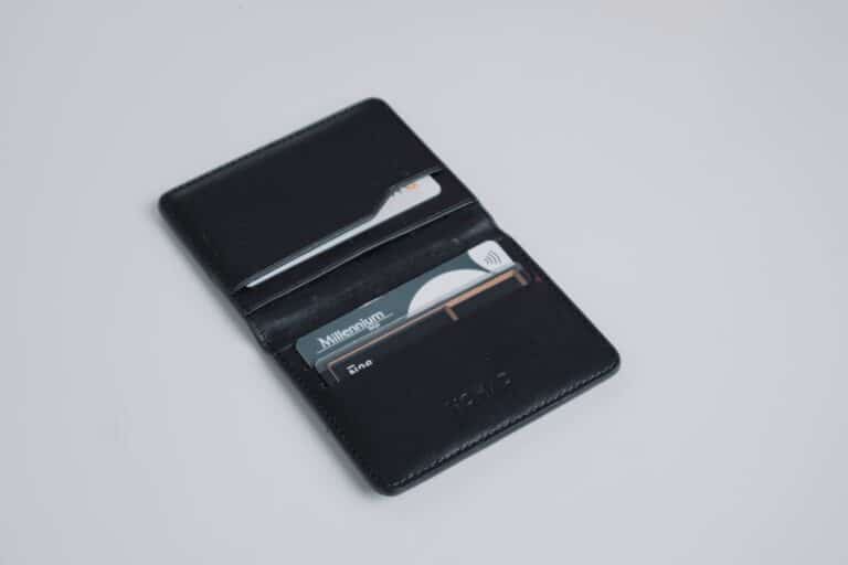 compact minimalist travel wallet