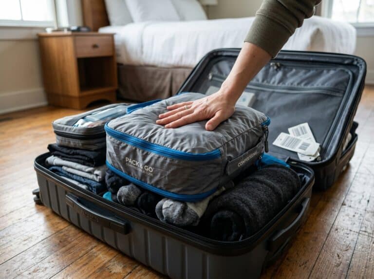 compressible bags for packing