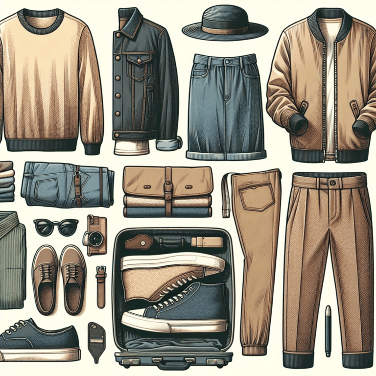 Versatile Travel Clothing: One Week