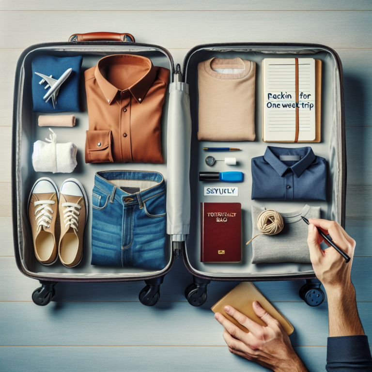 How to Pack Efficiently for One-Week Trips