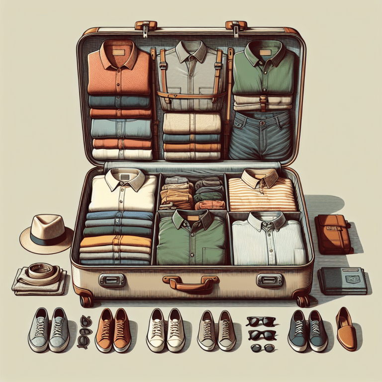Versatile Clothing for One-Week Travel