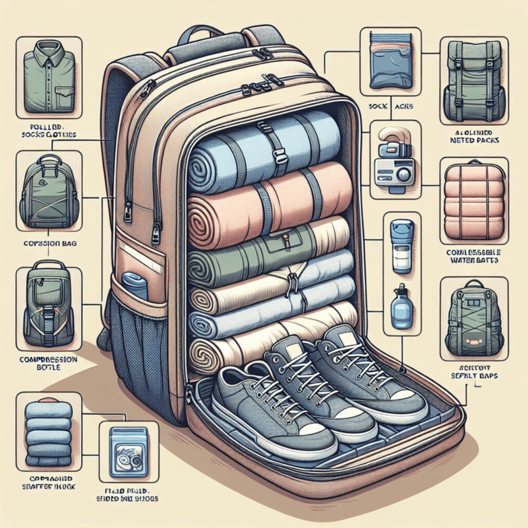 Space-saving Packing Hacks for Backpacks